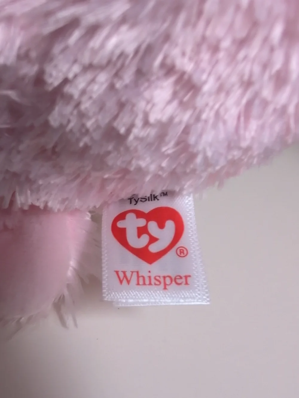 💜2/$20💜 Ty Beanie Boos Whisper The Pink Owl 6" BNWT Love Heart Valentine - Picture 5 of 5